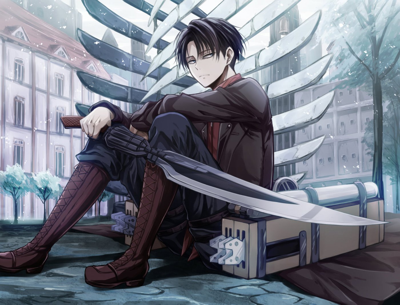 Detail Levi Attack On Titan Wallpaper Nomer 25