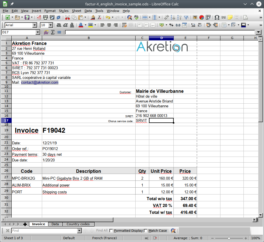 Detail Libreoffice Invoice Template Nomer 14