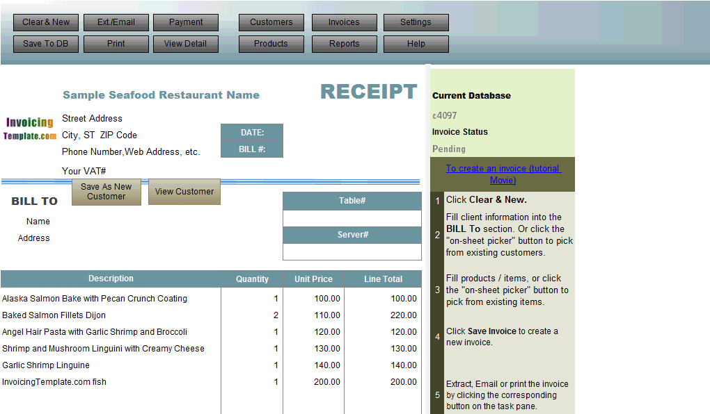 Detail Libreoffice Invoice Template Nomer 22