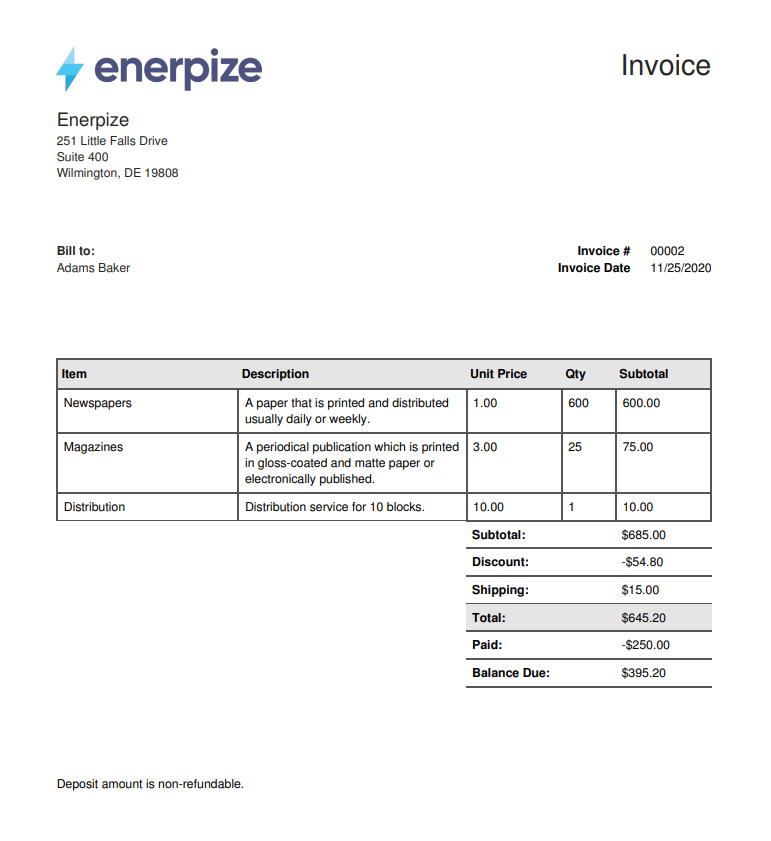 Detail Libreoffice Invoice Template Nomer 32