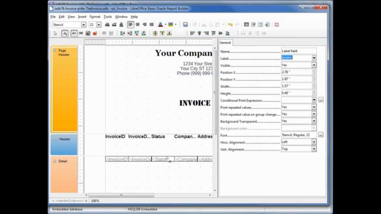 Detail Libreoffice Invoice Template Nomer 37