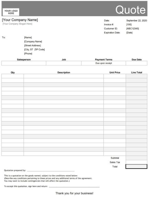 Detail Libreoffice Invoice Template Nomer 46