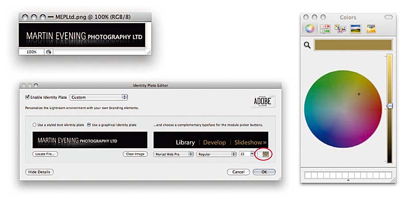 Detail Lightroom Identity Plate Template Nomer 40