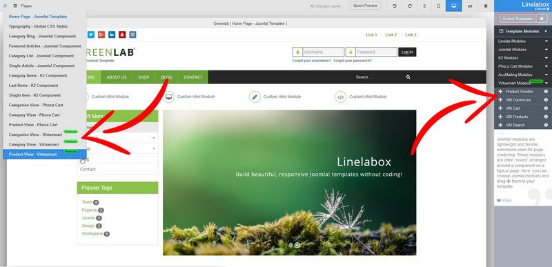 Detail Linelabox Joomla Template Builder Nomer 6