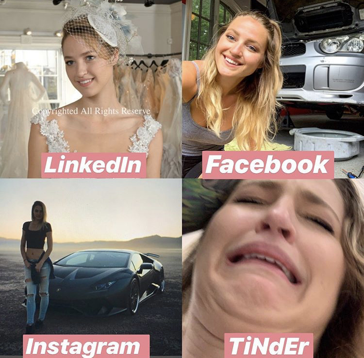 Detail Linkedin Facebook Instagram Tinder Template Nomer 22