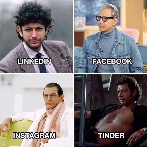 Detail Linkedin Facebook Instagram Tinder Template Nomer 27