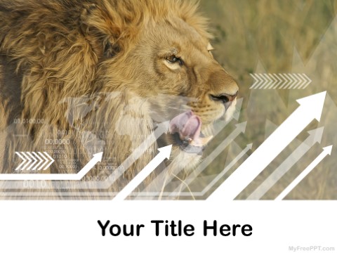 Detail Lion Presentation Template Nomer 13