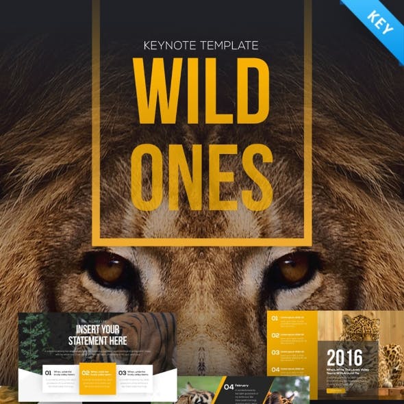 Detail Lion Presentation Template Nomer 43