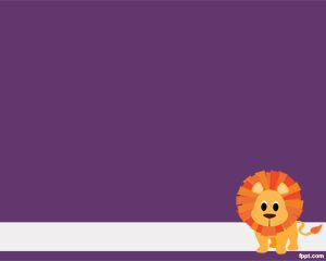 Detail Lion Presentation Template Nomer 6