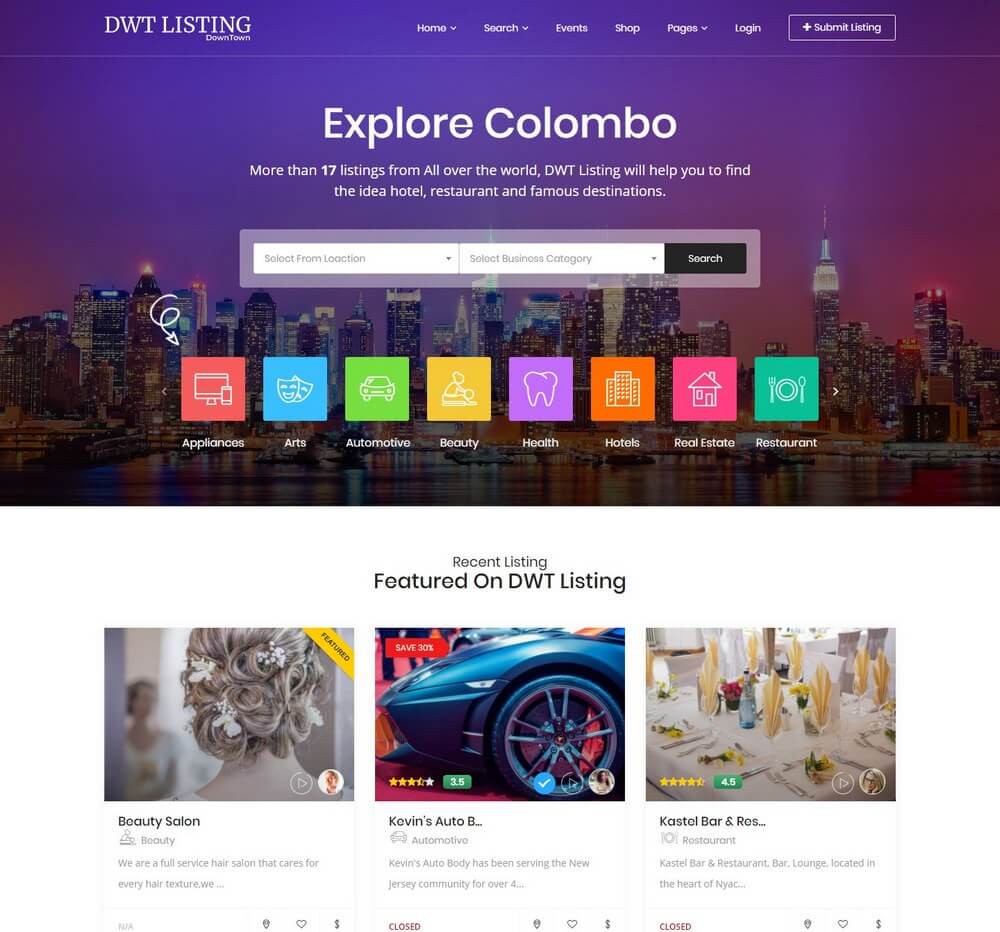 Detail Listing Template Wordpress Nomer 33