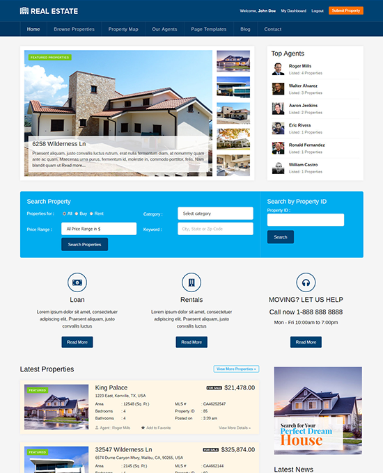 Detail Listing Template Wordpress Nomer 41