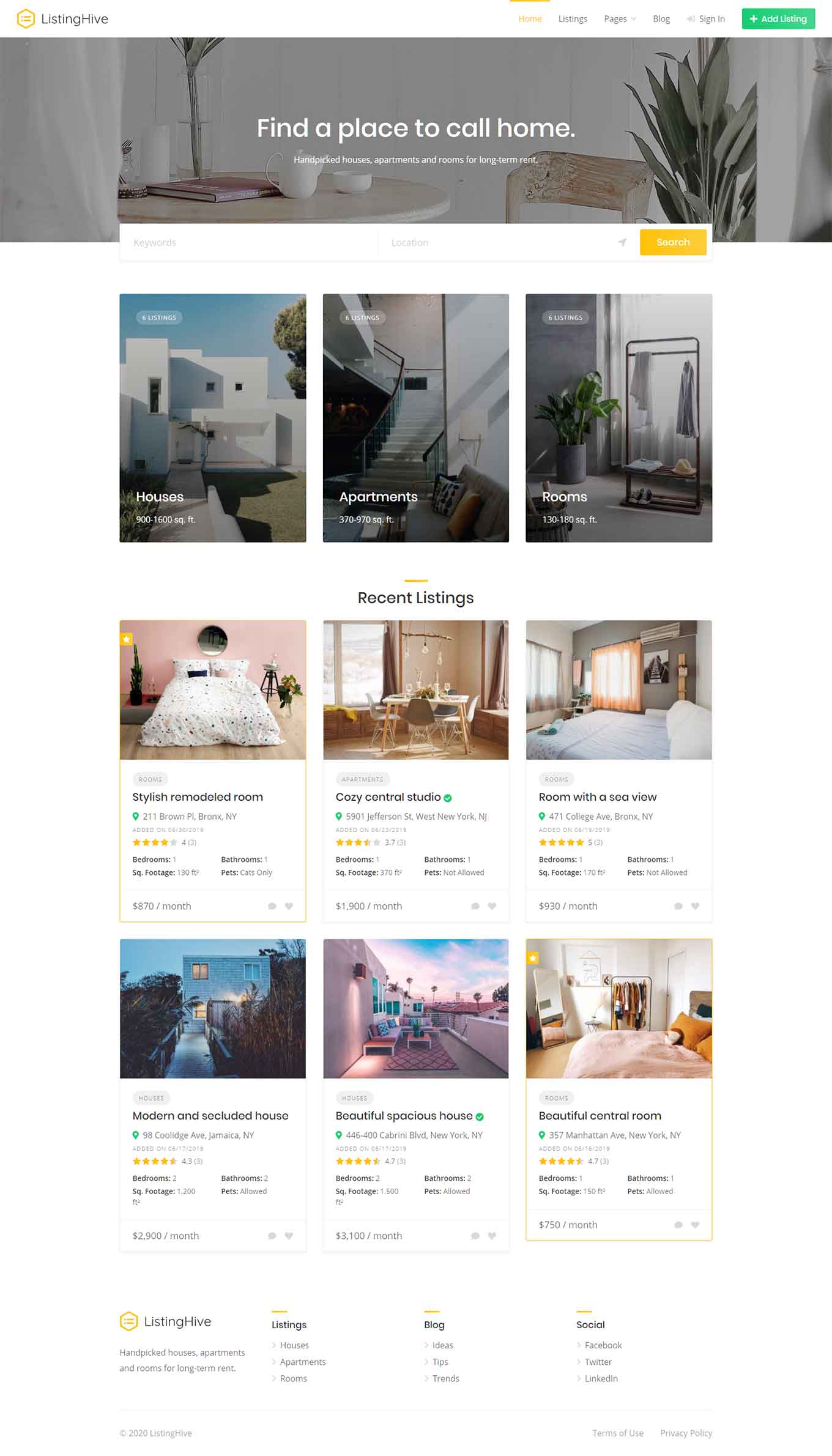 Detail Listing Template Wordpress Nomer 46