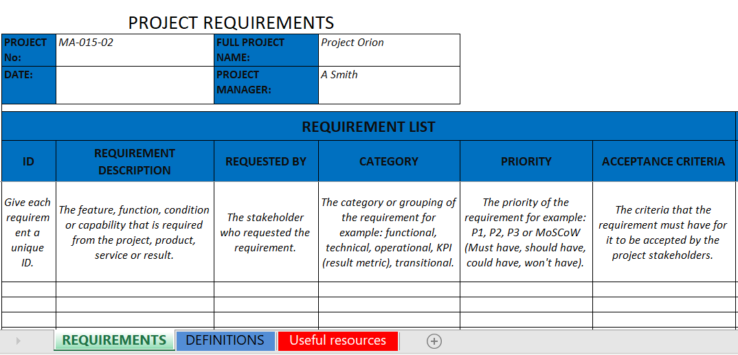 Detail Literature Review Excel Template Xls Nomer 22