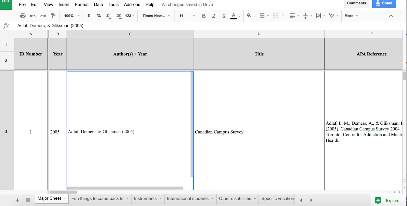 Detail Literature Review Excel Template Xls Nomer 9