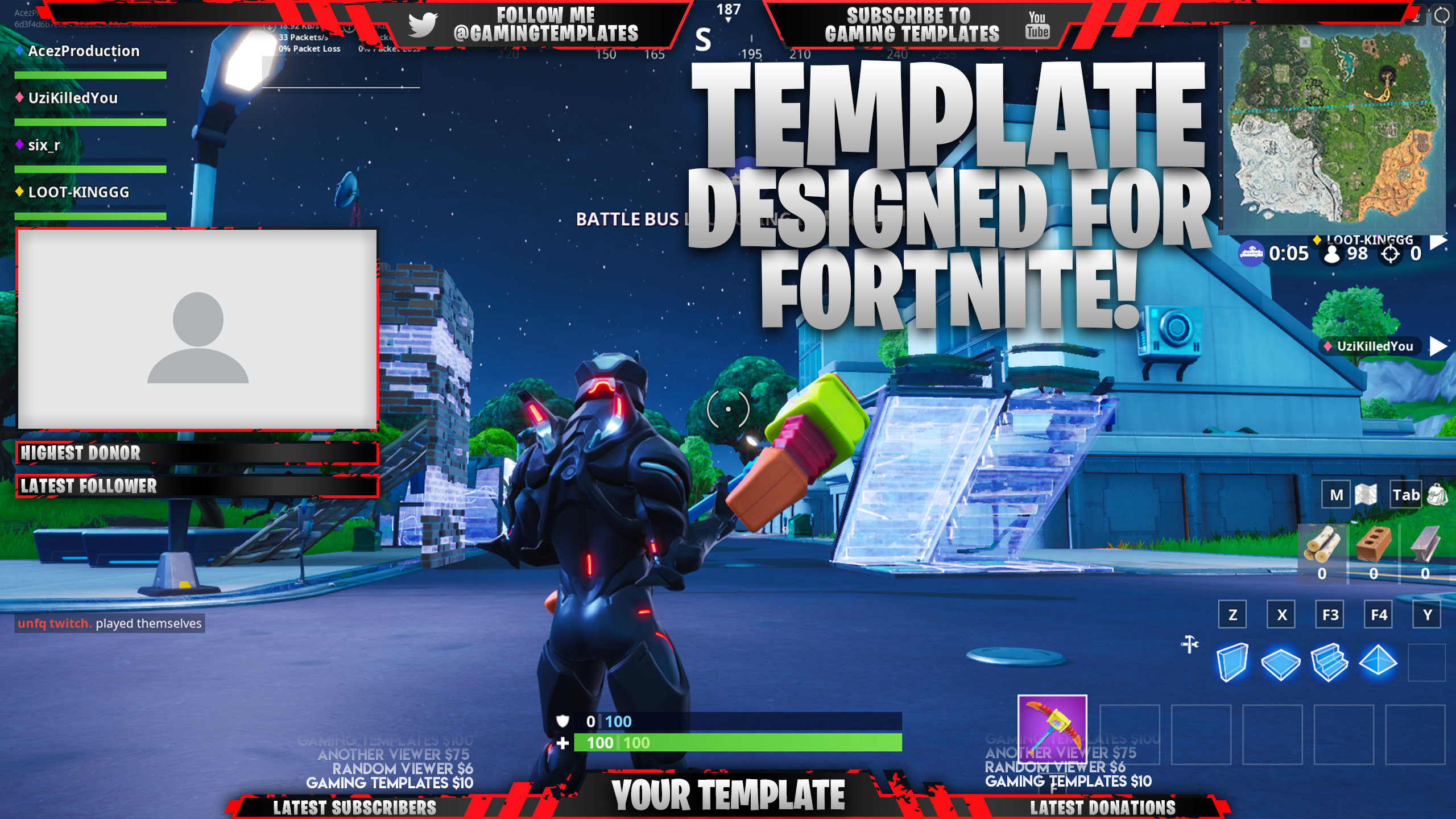Detail Live Stream Overlay Template Png Nomer 39