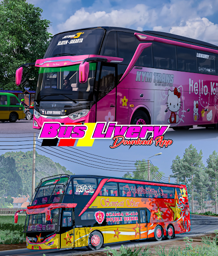 Download Livery Bussid Hello Kitty Nomer 40