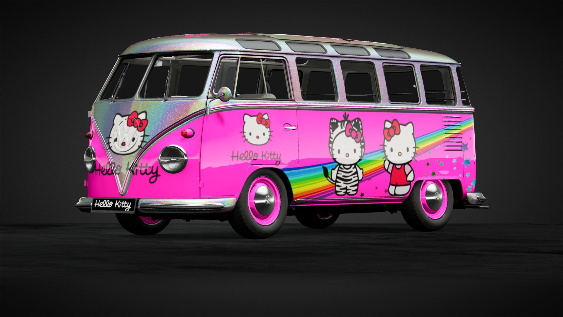 Detail Livery Hello Kitty Nomer 13