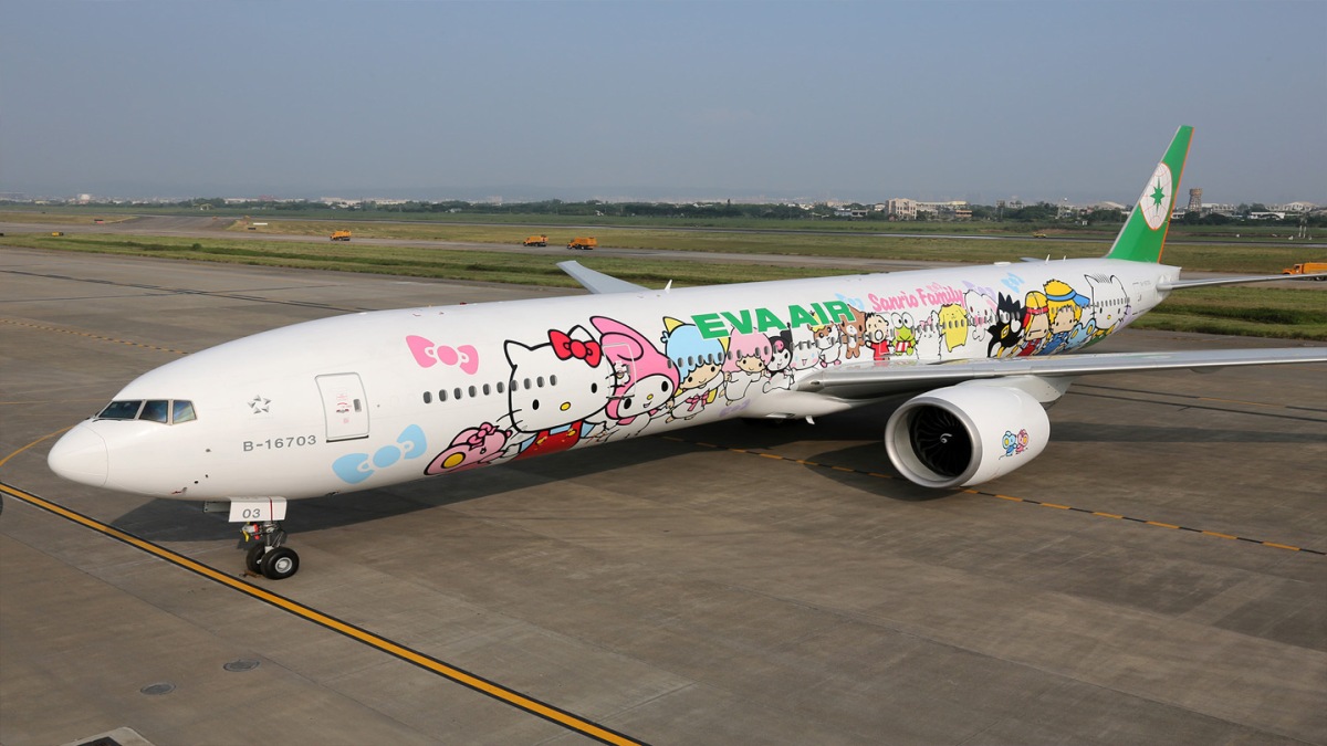 Detail Livery Hello Kitty Nomer 30