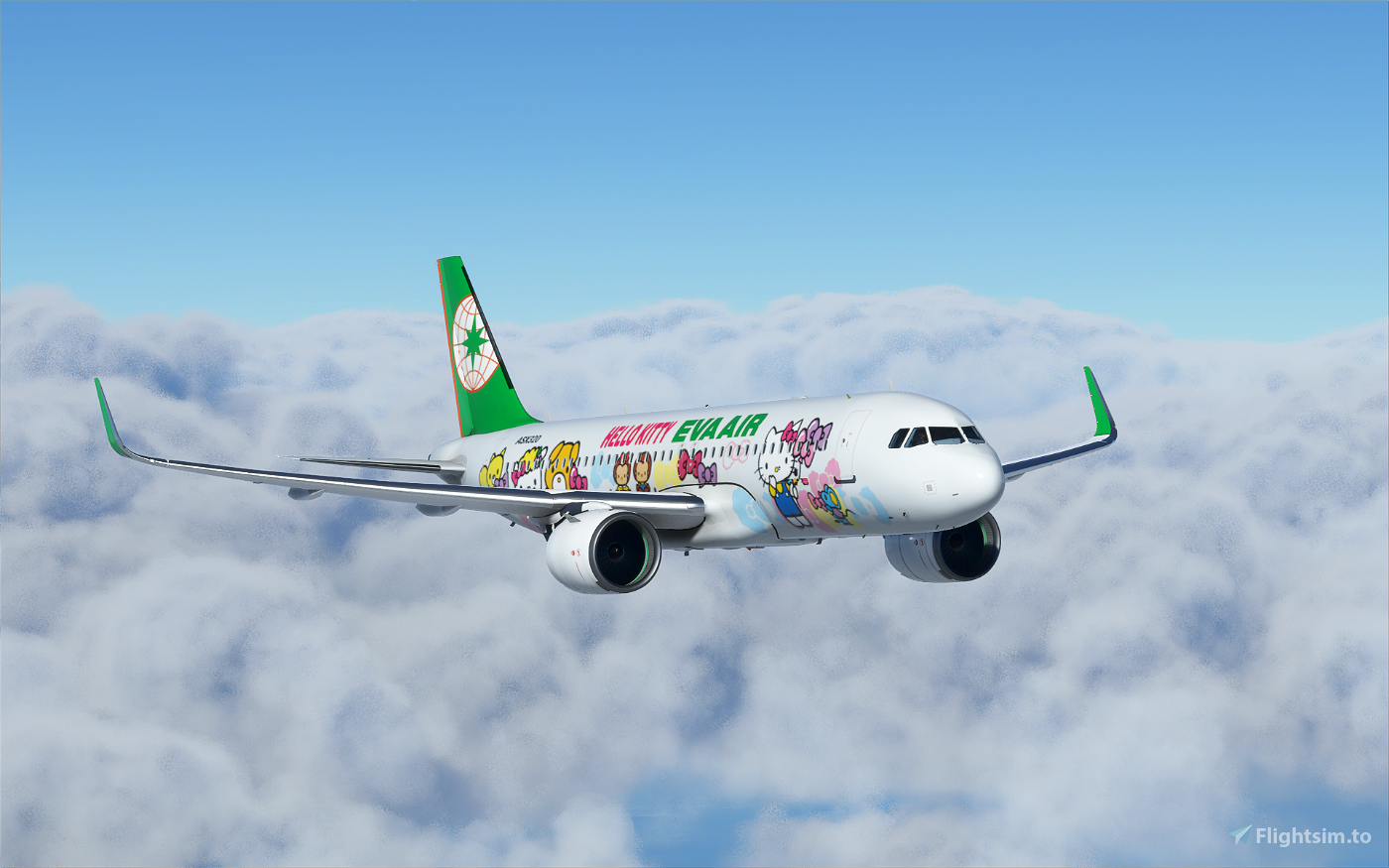 Detail Livery Hello Kitty Nomer 37