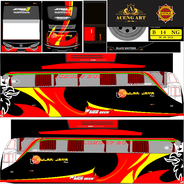 Detail Livery Template Bussid Nomer 15