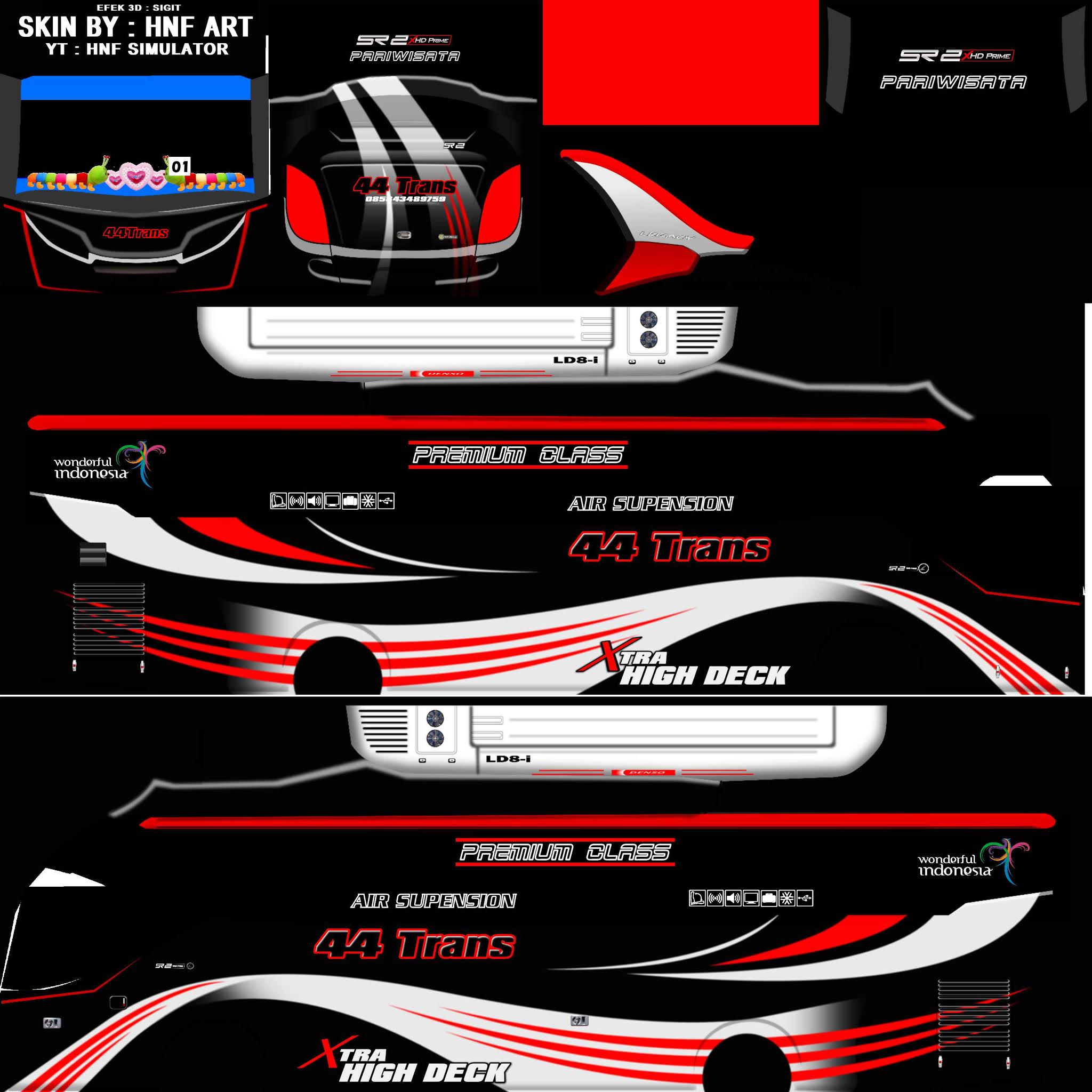 Detail Livery Template Bussid Nomer 25