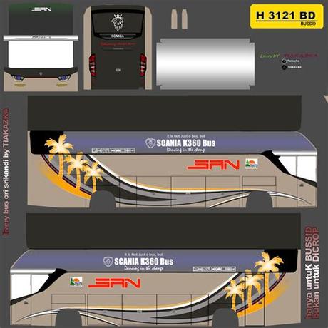 Detail Livery Template Bussid Nomer 41