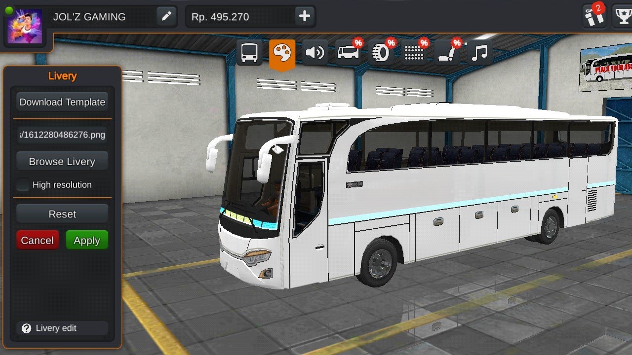 Detail Livery Template Bussid Nomer 43