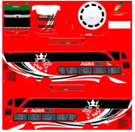 Detail Livery Template Bussid Nomer 45