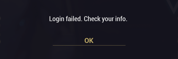 Login Failed Check Your Info Warframe - KibrisPDR