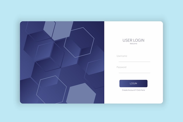 Detail Login Form Template Nomer 15