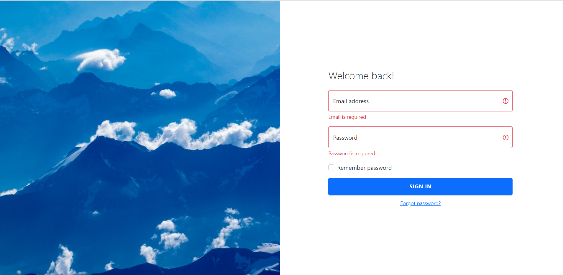 Detail Login Form Template Nomer 33