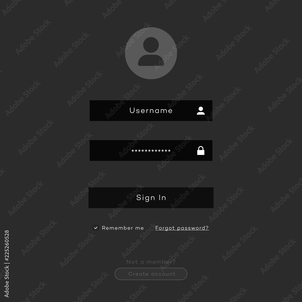 Detail Login Form Template Nomer 53