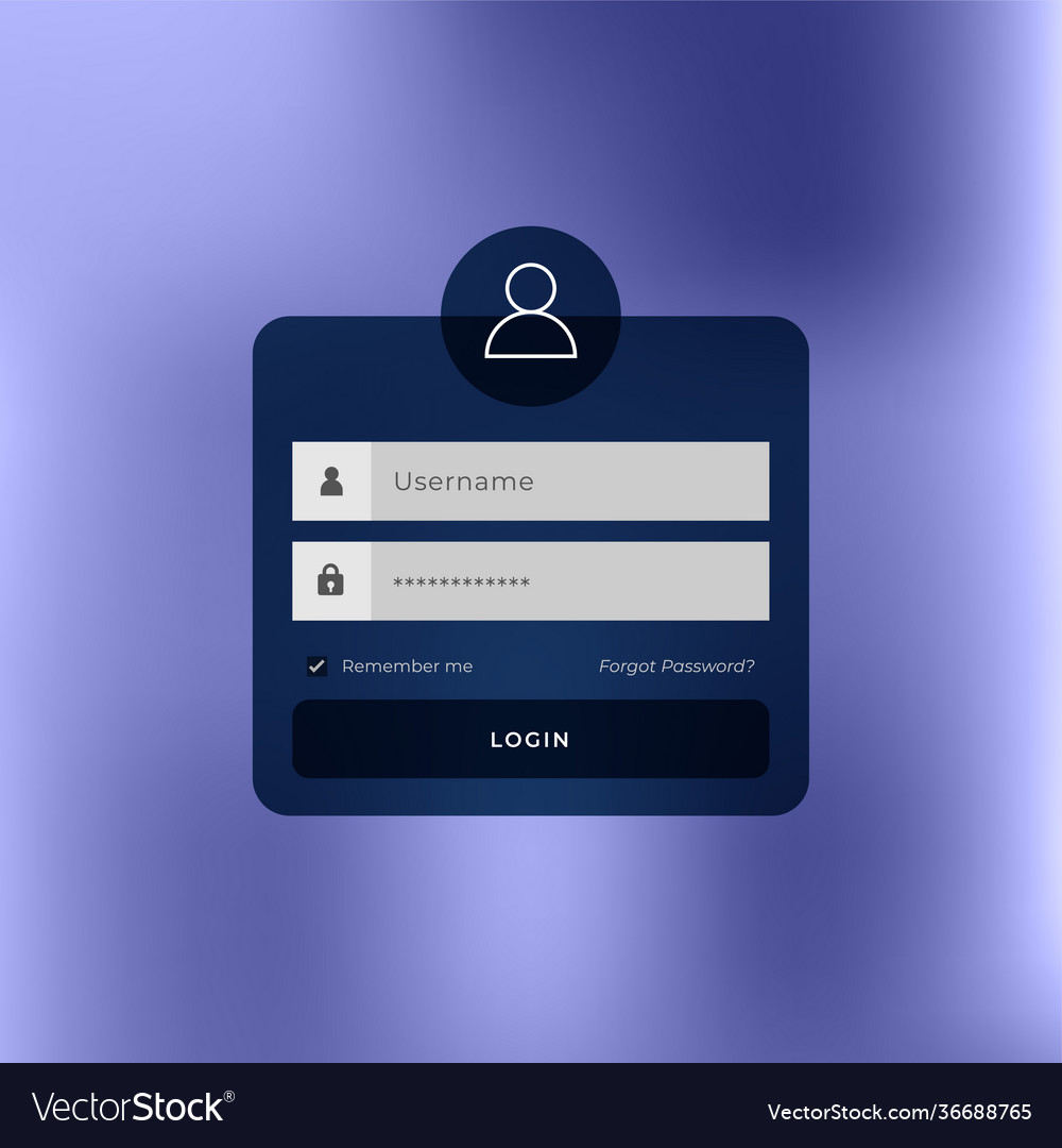 Detail Login Page Template Nomer 13