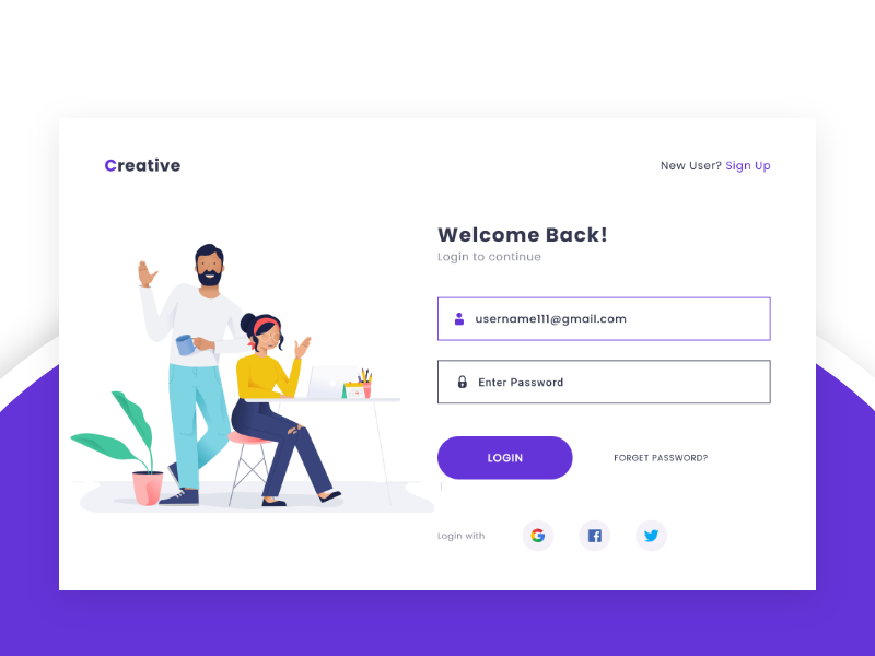 Detail Login Page Template Nomer 17