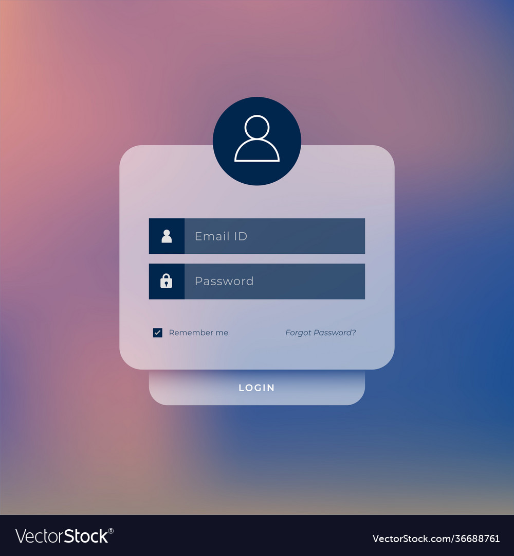 Detail Login Page Template Nomer 5