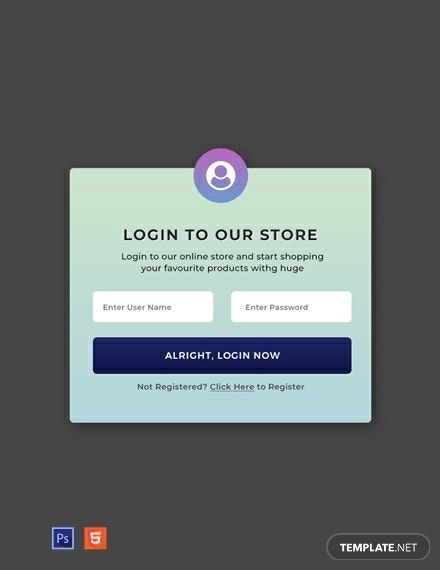 Detail Login Page Template Nomer 47