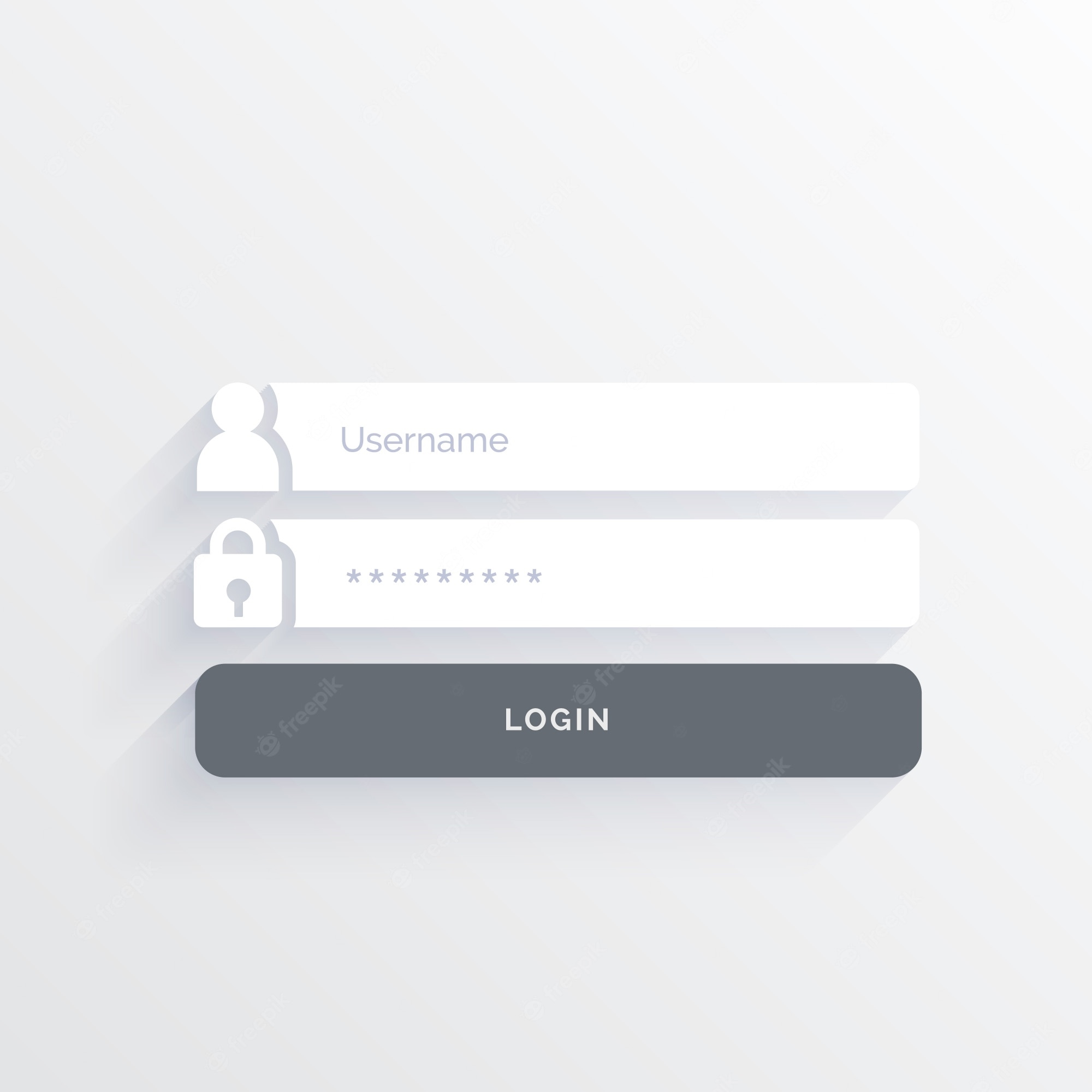 Detail Login Psd Template Nomer 5