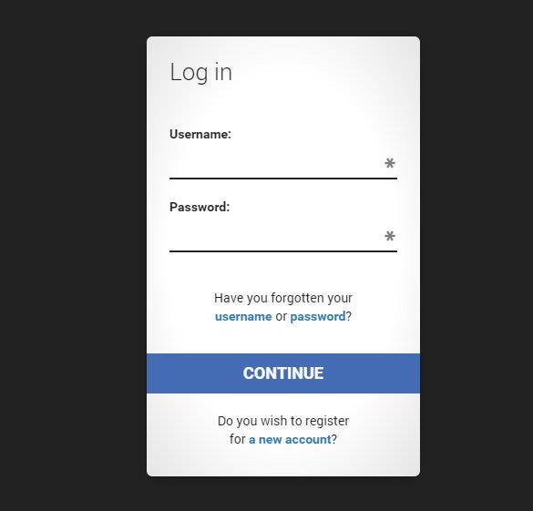 Detail Login Simple Template Nomer 12