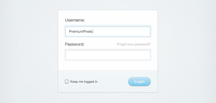 Detail Login Simple Template Nomer 14