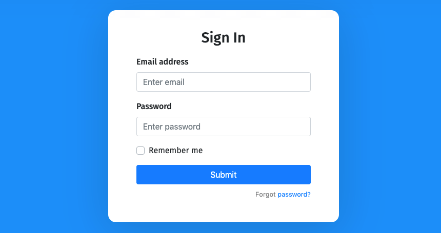 Detail Login Simple Template Nomer 37