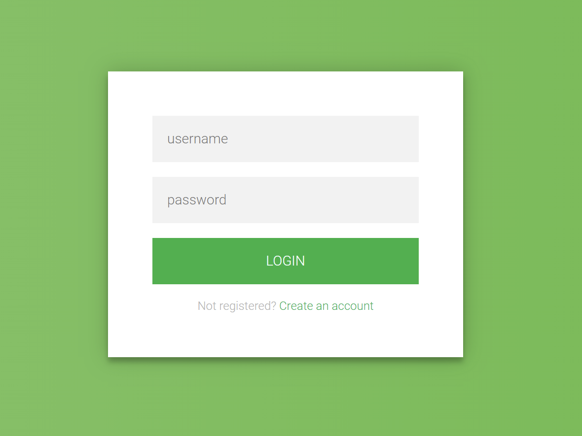 Detail Login Simple Template Nomer 6