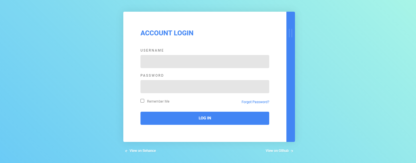 Detail Login Simple Template Nomer 8