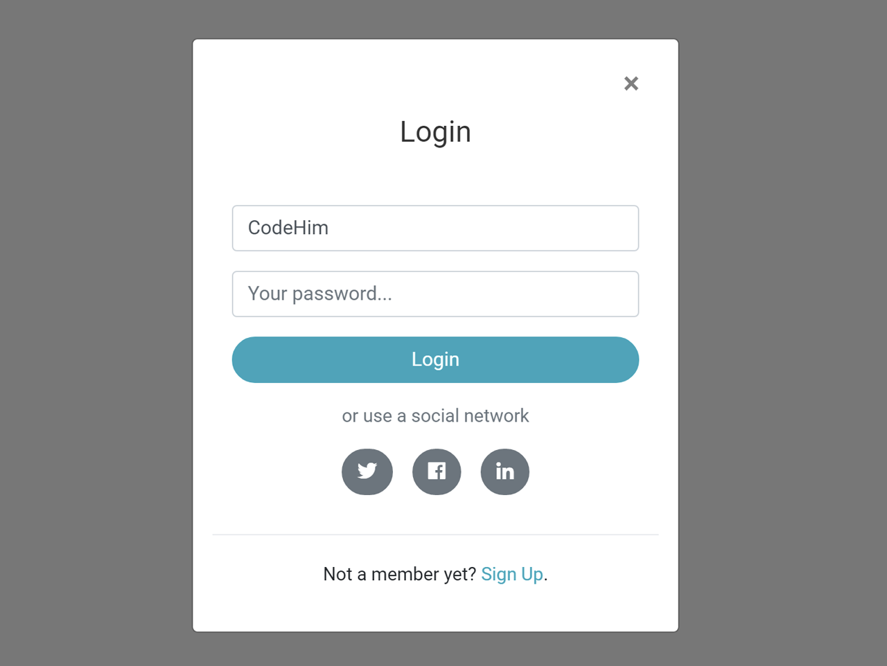 Detail Login Template Bootstrap 4 Nomer 14