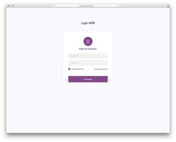 Detail Login Template Bootstrap 4 Nomer 17