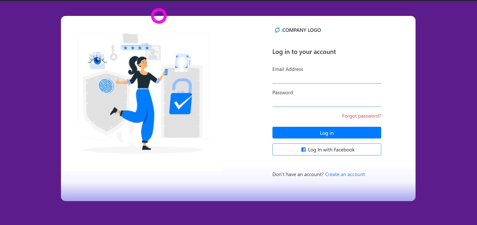 Detail Login Template Bootstrap 4 Nomer 18