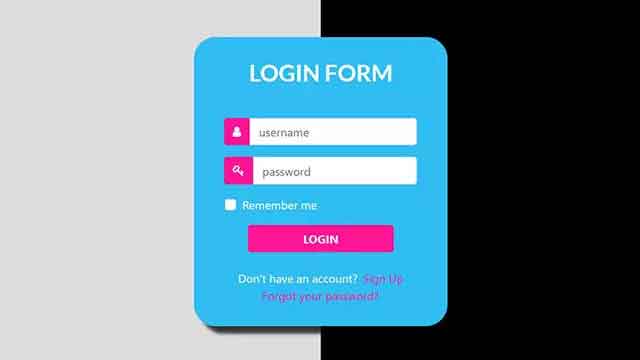 Detail Login Template Bootstrap 4 Nomer 27