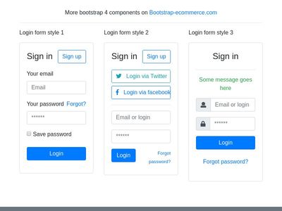 Detail Login Template Bootstrap 4 Nomer 55