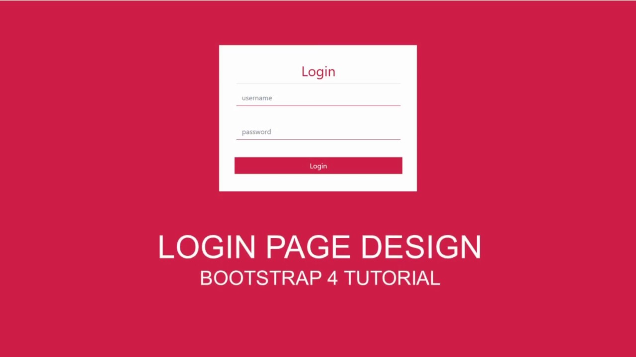 Detail Login Template Bootstrap 4 Nomer 56