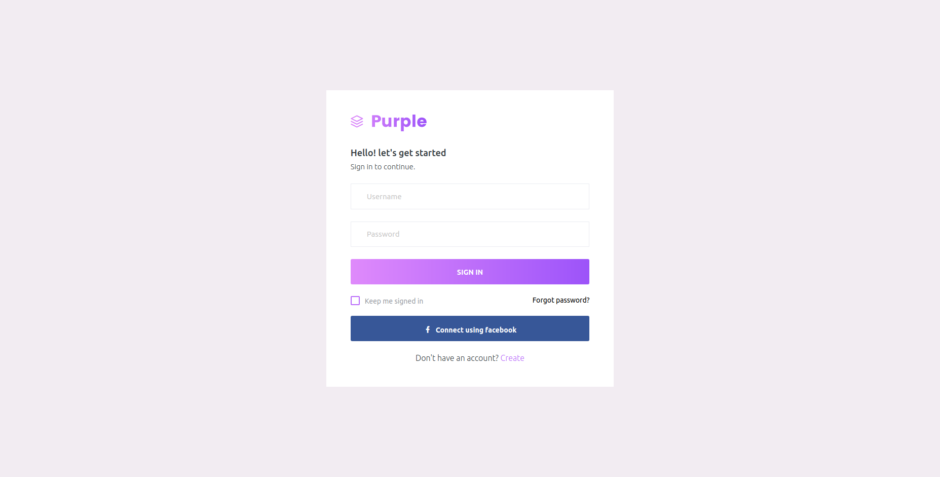 Detail Login Template Bootstrap 4 Nomer 8