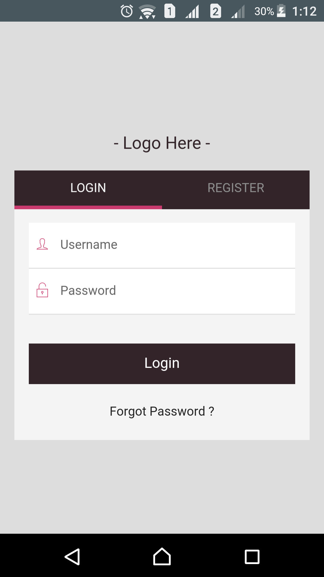 Detail Login Template Ionic Nomer 16